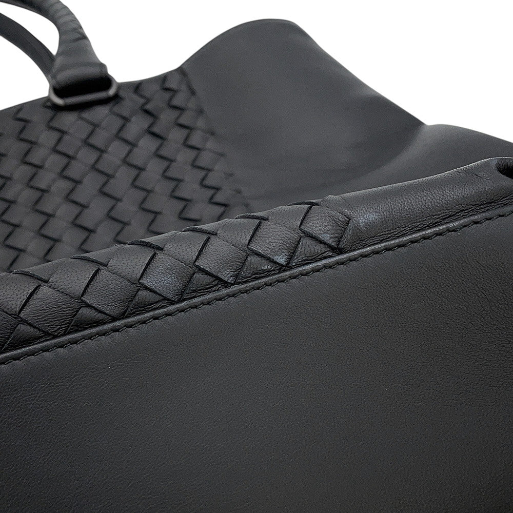 Bottega Veneta INTRECCIATO Tote Bag Black428331 Leather