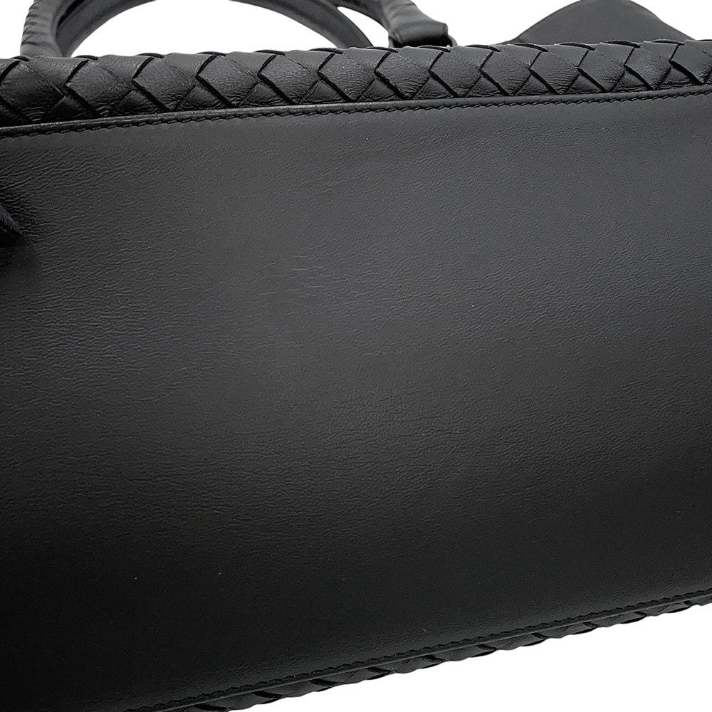 Bottega Veneta INTRECCIATO Tote Bag Black428331 Leather