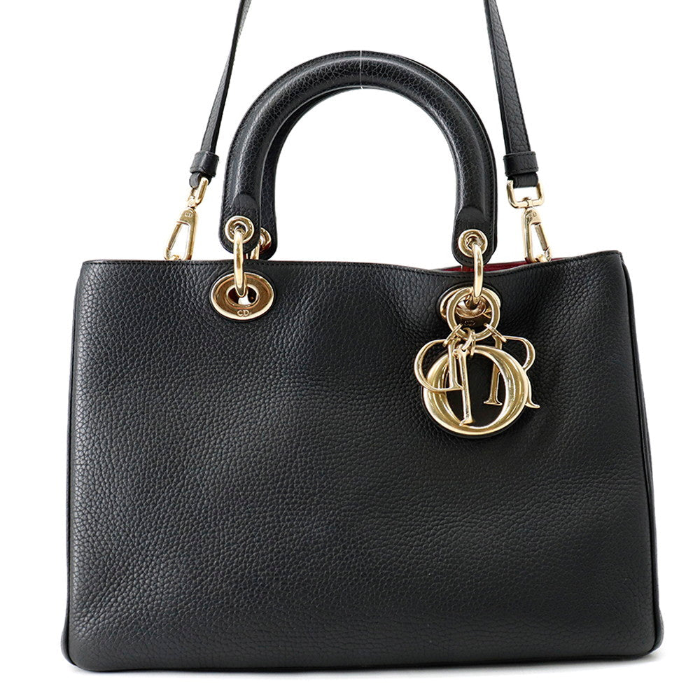 Dior Diorissimo 2wayBag Black/PinkM0915PTRL Leather