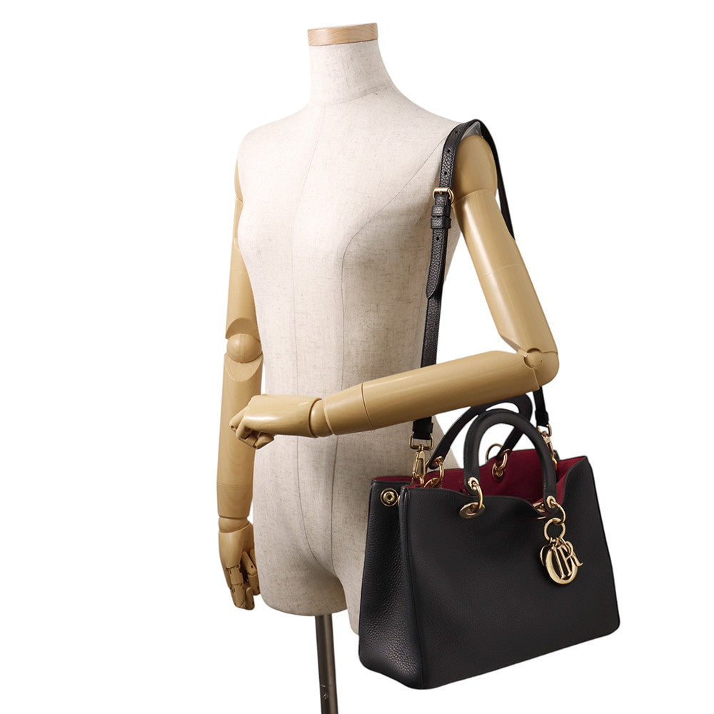 Dior Diorissimo 2wayBag Black/PinkM0915PTRL Leather
