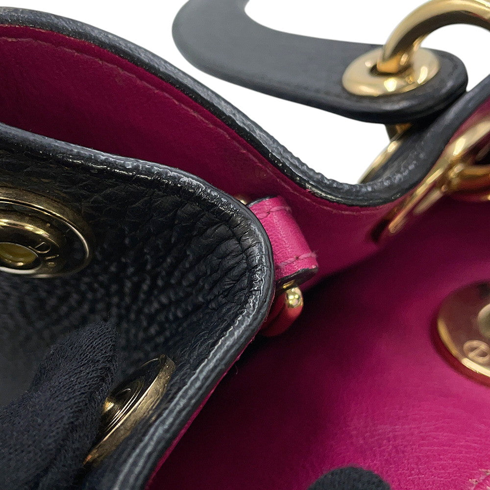 Dior Diorissimo 2wayBag Black/PinkM0915PTRL Leather