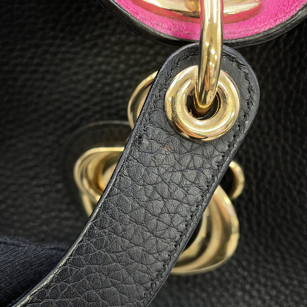 Dior Diorissimo 2wayBag Black/PinkM0915PTRL Leather