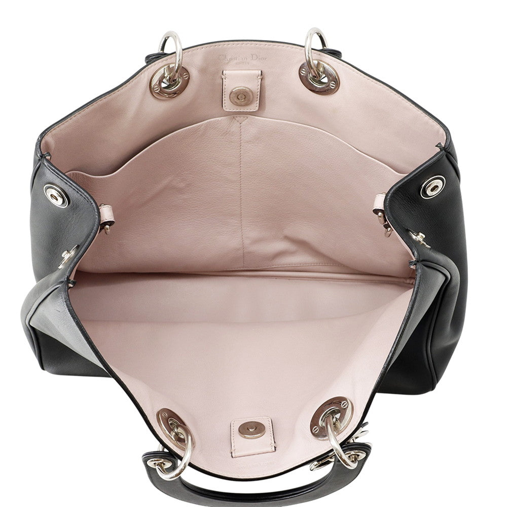 Dior Diorissimo 2wayBag Black/Light PinkM0901PVPU Leather Size Large