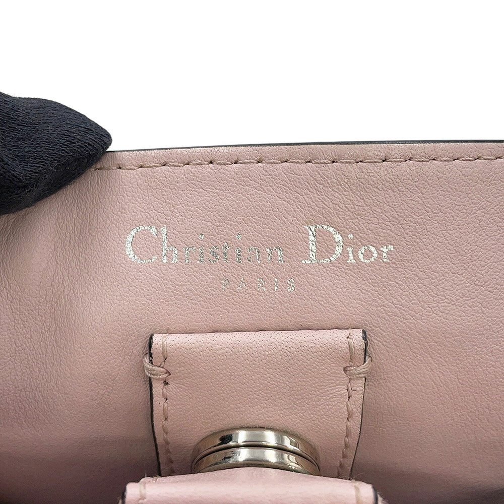 Dior Diorissimo 2wayBag Black/Light PinkM0901PVPU Leather Size Large
