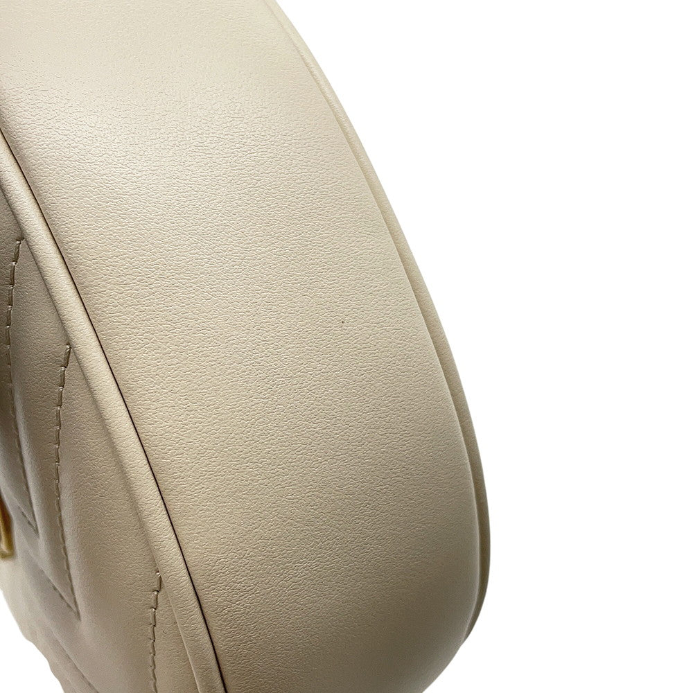 GUCCI GG Marmont One Shoulder Bag White699514 Leather