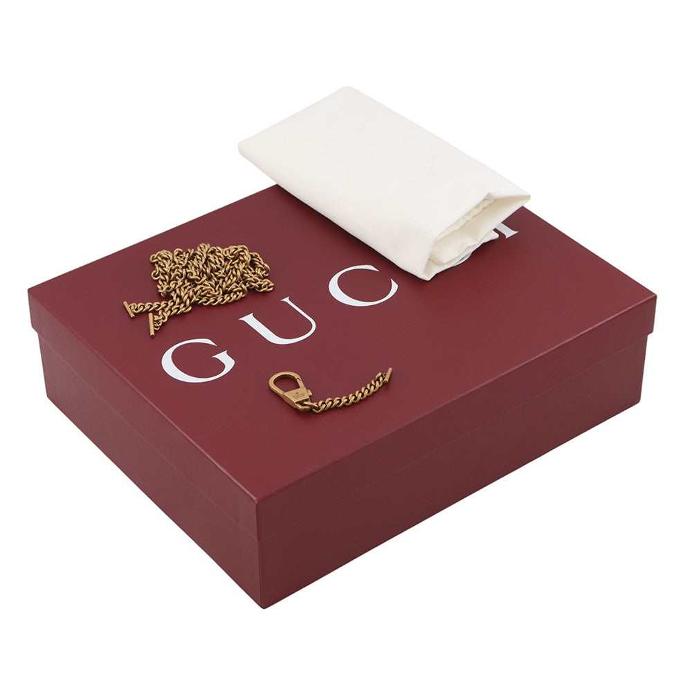GUCCI GG Marmont One Shoulder Bag White699514 Leather