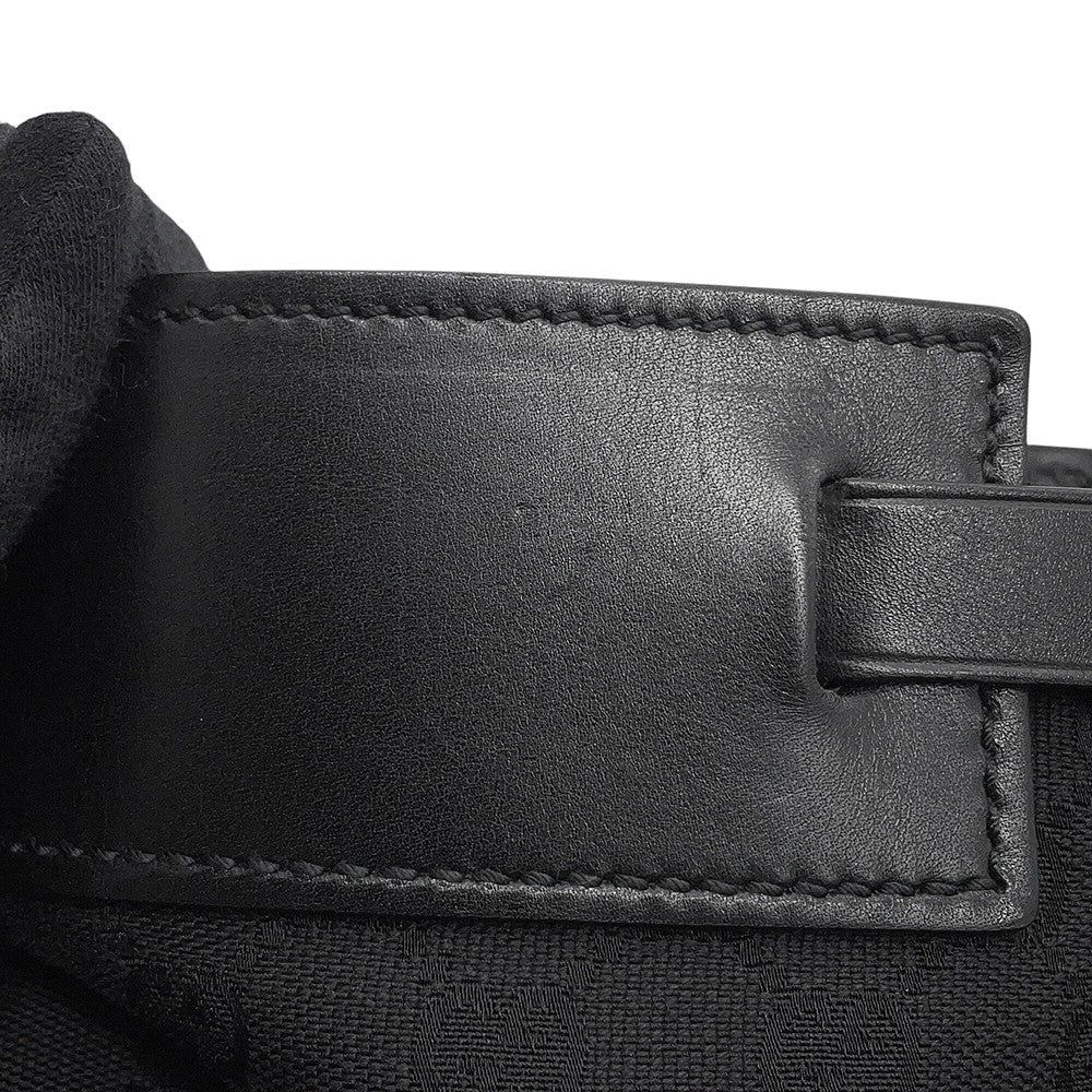 GUCCI GG Canvas Tote Bag Black106251 GG Canvas Leather