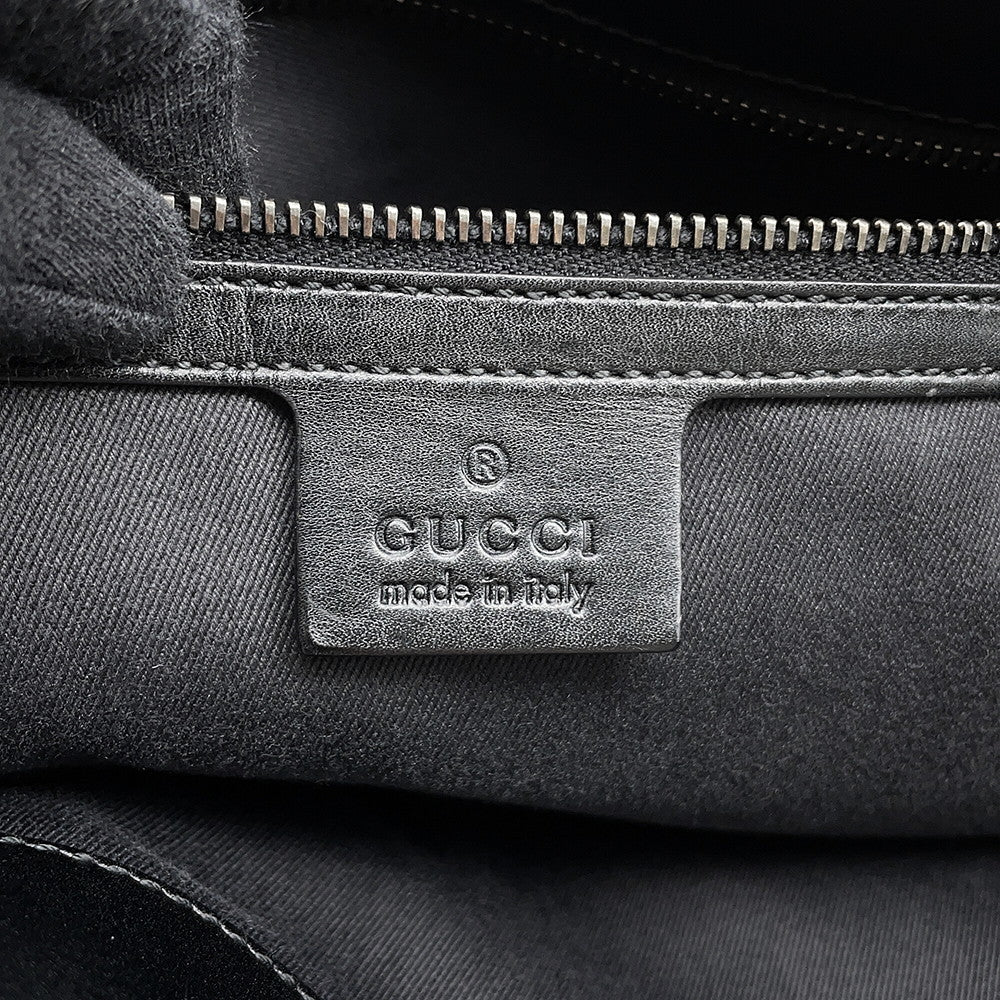 GUCCI GG Canvas Tote Bag Black106251 GG Canvas Leather