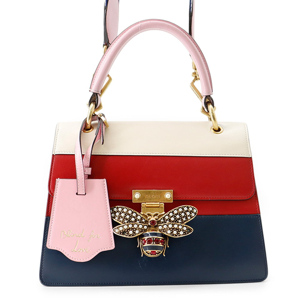 GUCCI Queen Margaret 2-way Bag Multicolor476541 Leather