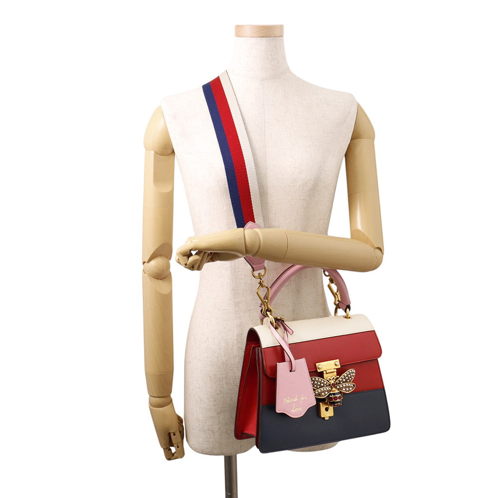 GUCCI Queen Margaret 2-way Bag Multicolor476541 Leather