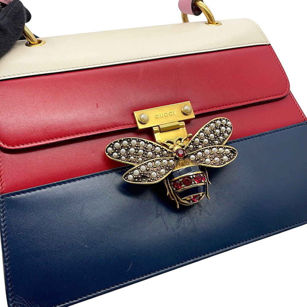 GUCCI Queen Margaret 2-way Bag Multicolor476541 Leather