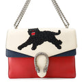 GUCCI Dionysus ChainShoulder Bag White/Blue/Red403348 Leather