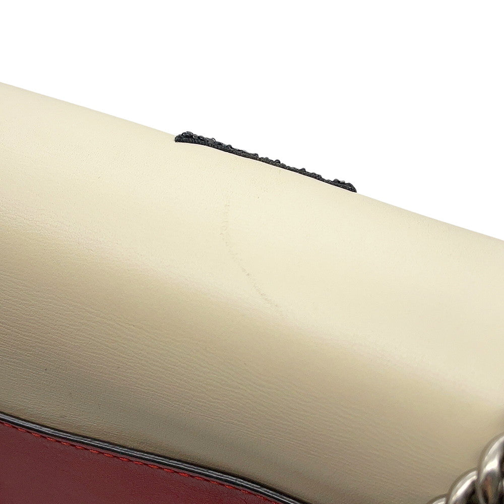 GUCCI Dionysus ChainShoulder Bag White/Blue/Red403348 Leather