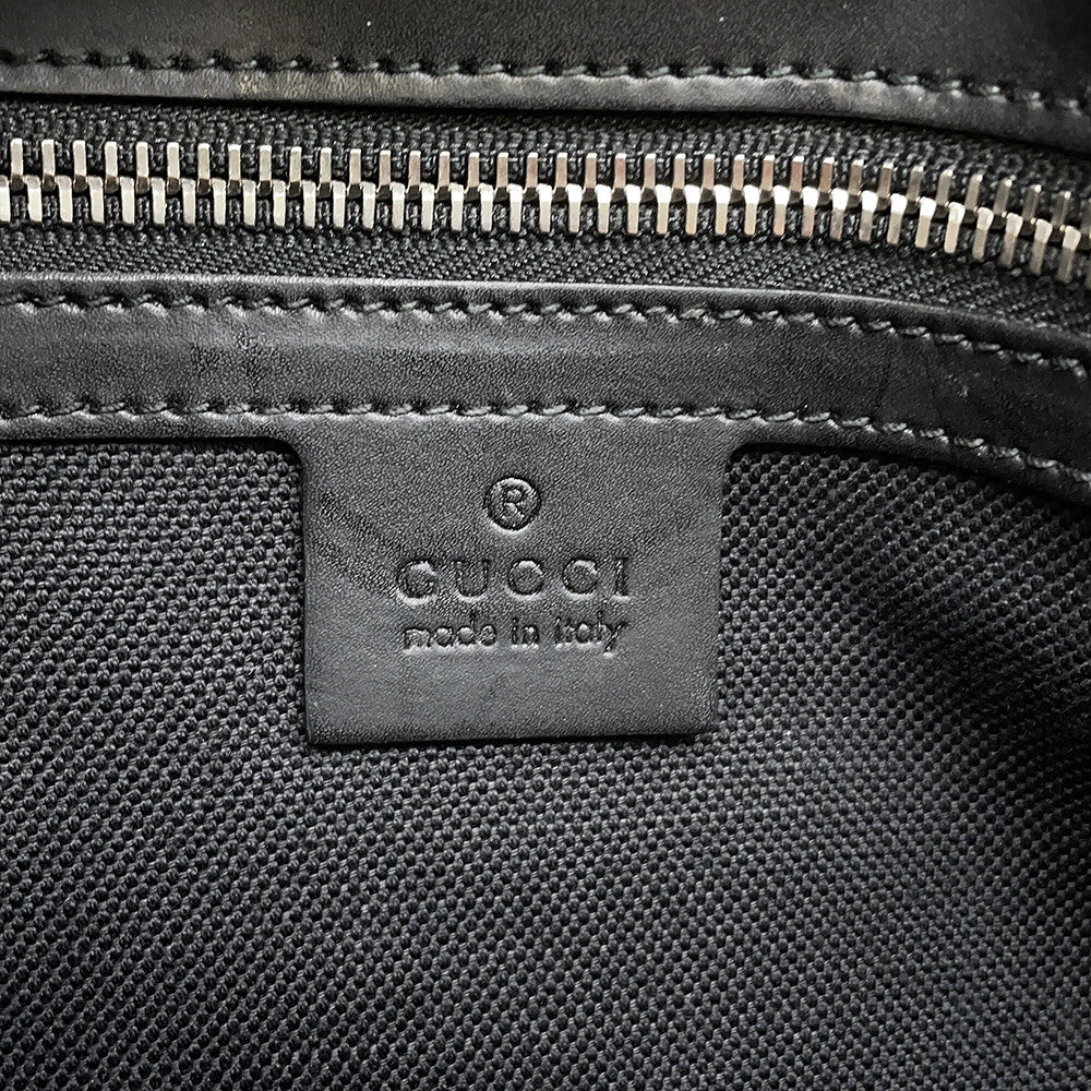 GUCCI GG Supreme 2way Tote Bag Black495559 GG Supreme Leather