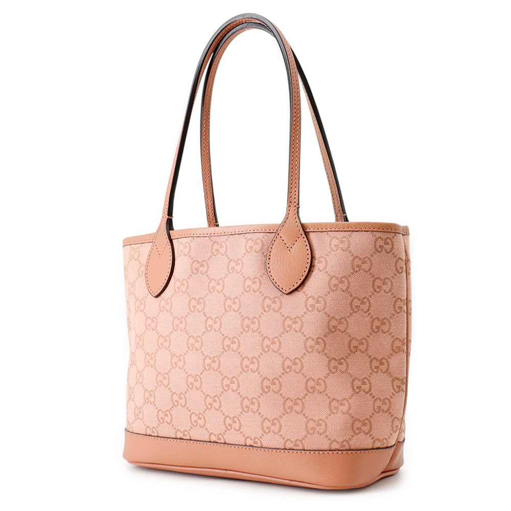 GUCCI Ophidia GGSmall Tote Bag Pink742102 525040 GG Canvas Leather