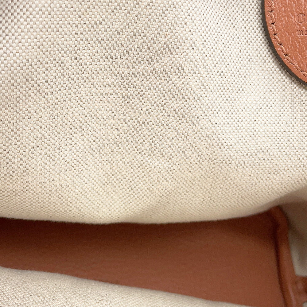 GUCCI Ophidia GGSmall Tote Bag Pink742102 525040 GG Canvas Leather