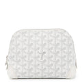 GOYARD Vendome Cosmetic Pouch WhiteVENDOTPMLTY50CL50P PVC Leather