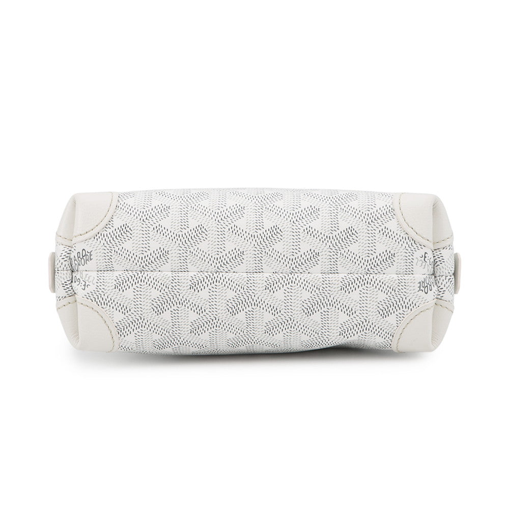 GOYARD Vendome Cosmetic Pouch WhiteVENDOTPMLTY50CL50P PVC Leather
