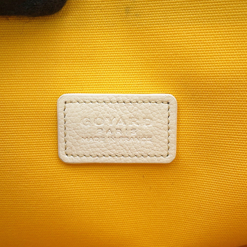 GOYARD Vendome Cosmetic Pouch WhiteVENDOTPMLTY50CL50P PVC Leather