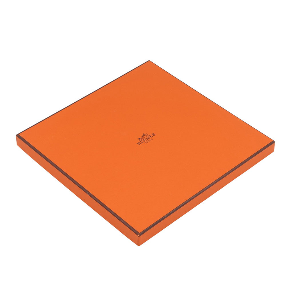 HERMES Carre Fantaisies Indiennes (Enchanting India) Size 90 Blue/Multicolor Cashmere65% Silk35%