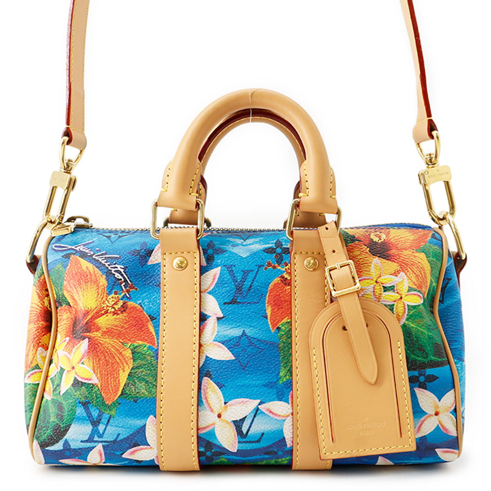 LOUIS VUITTON Keepall Bandouliere 2024 Pre-Fall MulticolorM24999 Monogram・Surfing Size 25