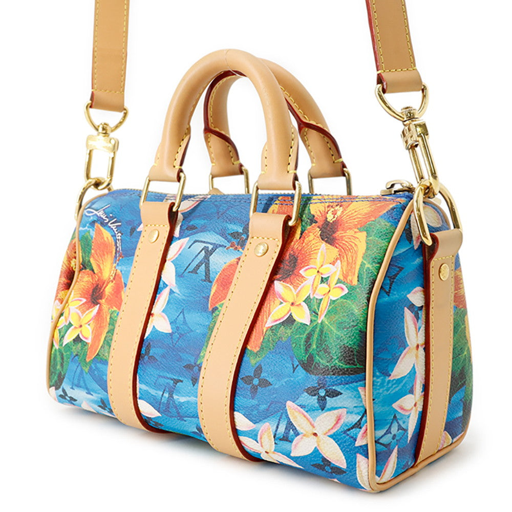 LOUIS VUITTON Keepall Bandouliere 2024 Pre-Fall MulticolorM24999 Monogram・Surfing Size 25