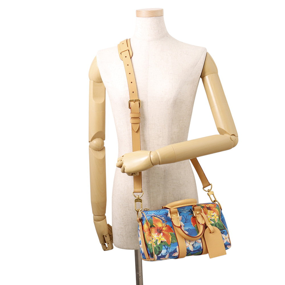 LOUIS VUITTON Keepall Bandouliere 2024 Pre-Fall MulticolorM24999 Monogram・Surfing Size 25