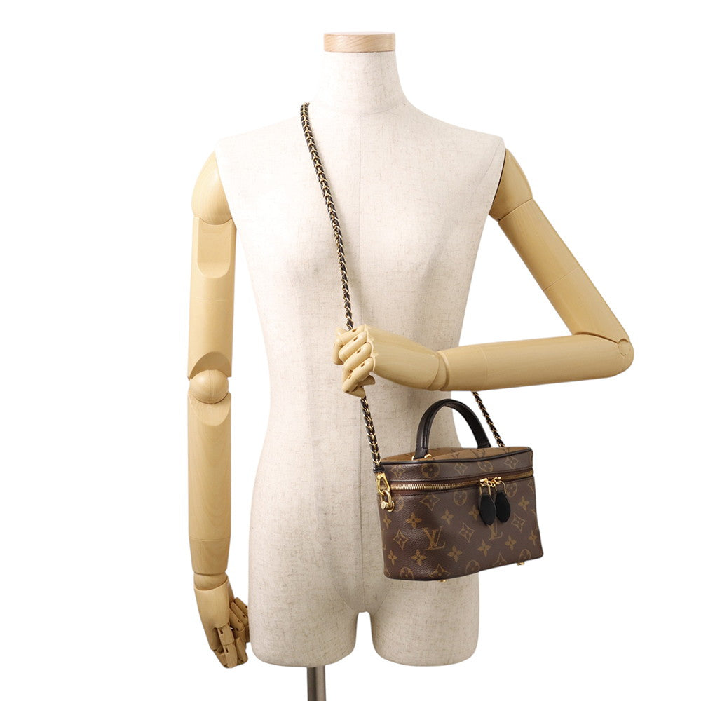 LOUIS VUITTON Vanity NV NoirM45165 Monogram Monogram Reverse Canvas Size PM