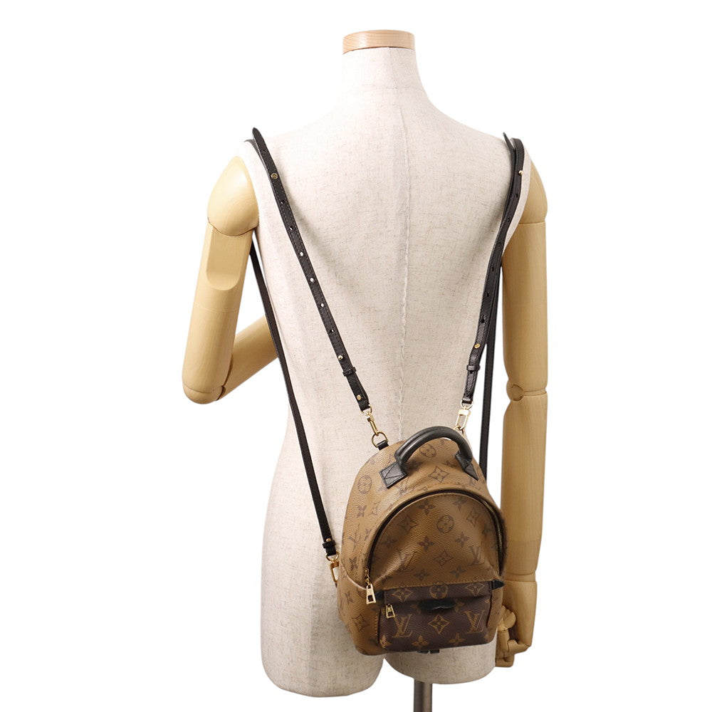 LOUIS VUITTON Palm Springs Backpack NoirM42411 Monogram Reverse Canvas Size Mini