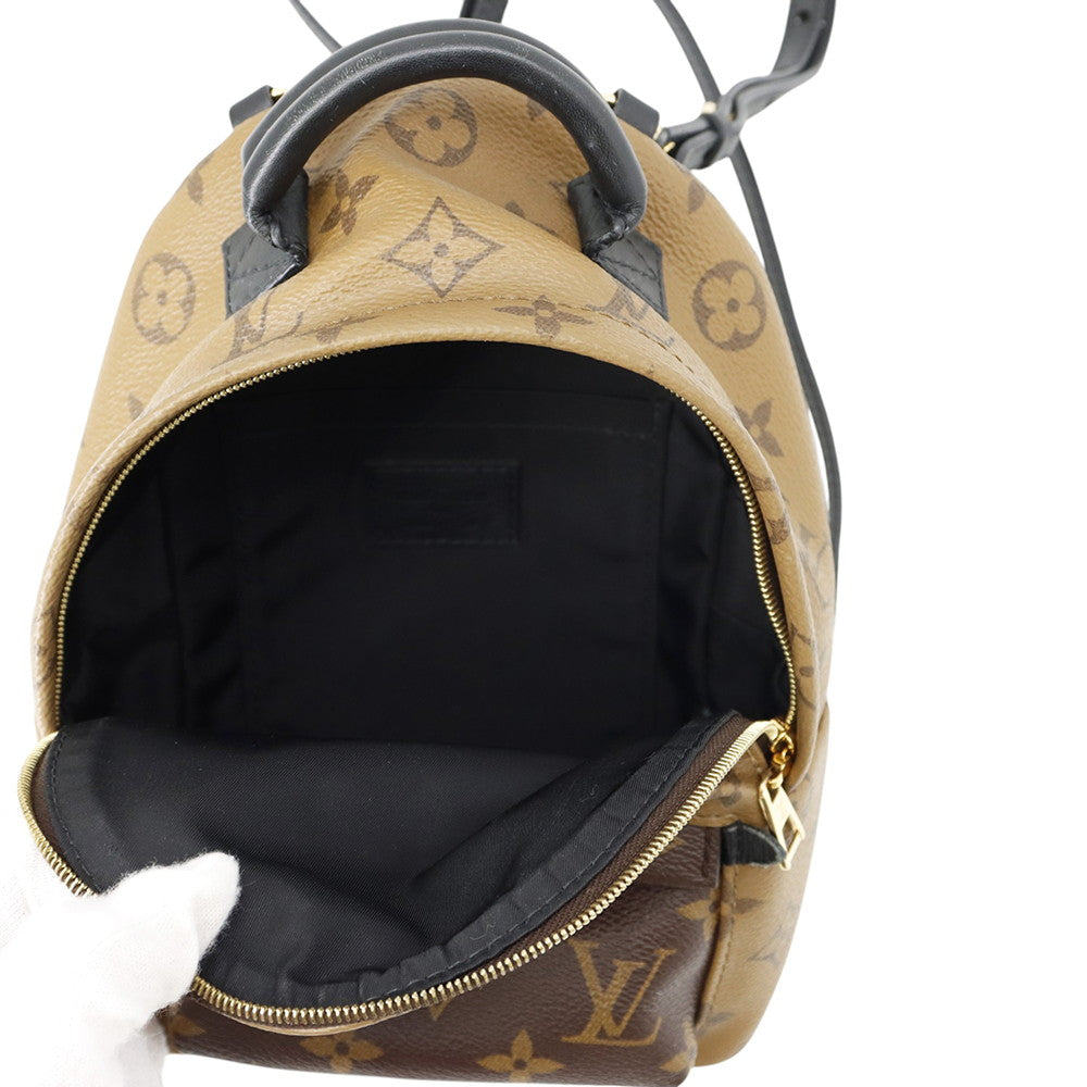 LOUIS VUITTON Palm Springs Backpack NoirM42411 Monogram Reverse Canvas Size Mini