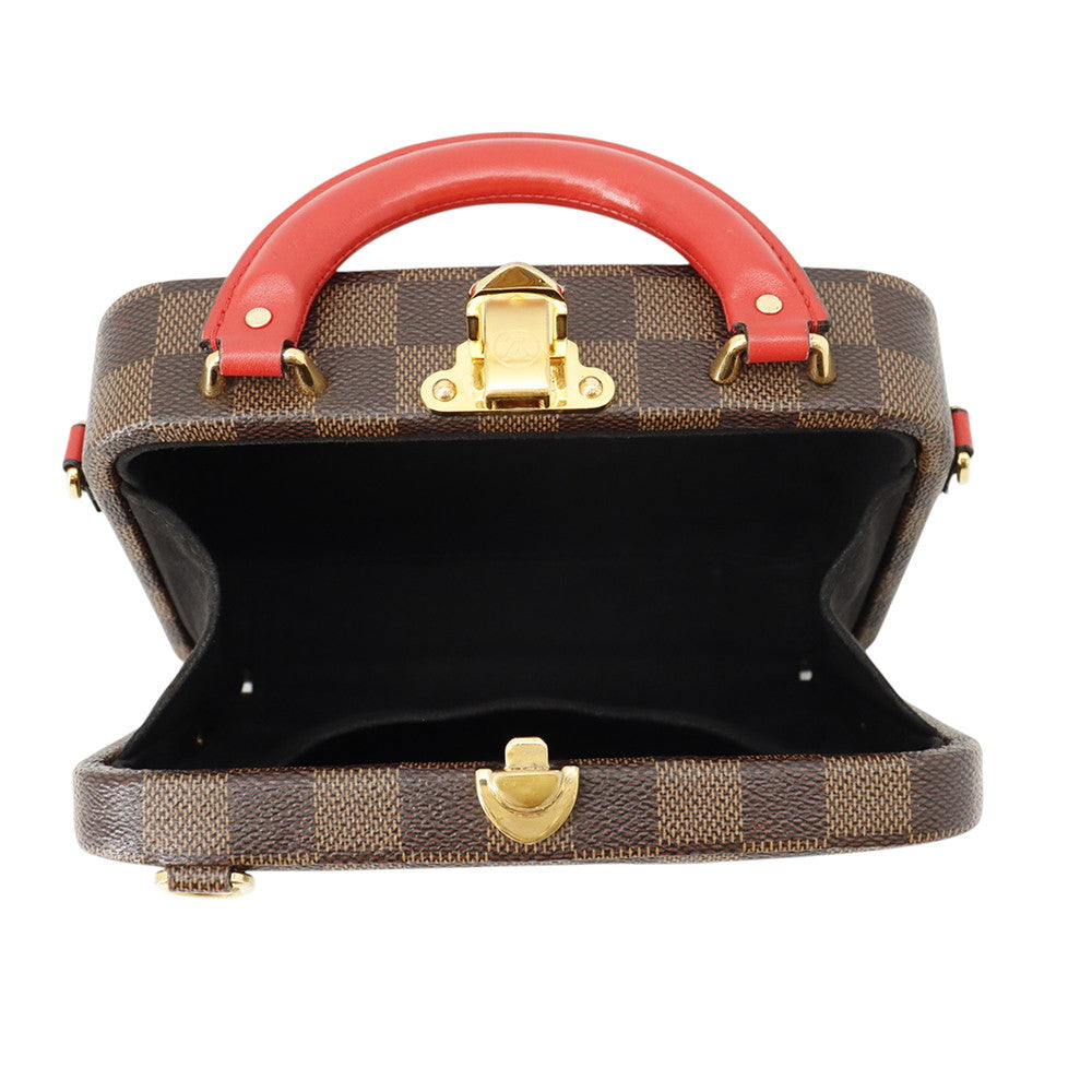 LOUIS VUITTON LV Stories Box Brown/RedN40048 Damier Ebene Canvas