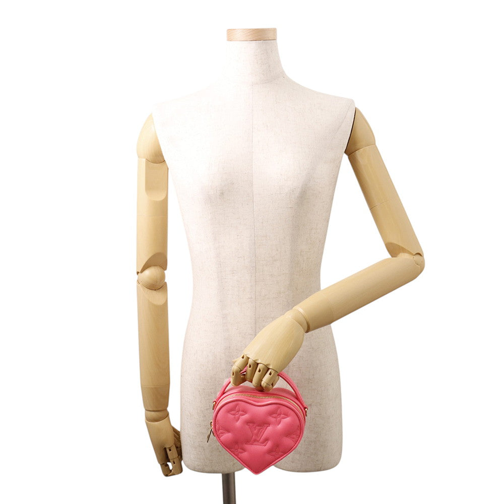 LOUIS VUITTON Pop My Heart Pouch DragonfruitM81893 Monogram/Bubblegram