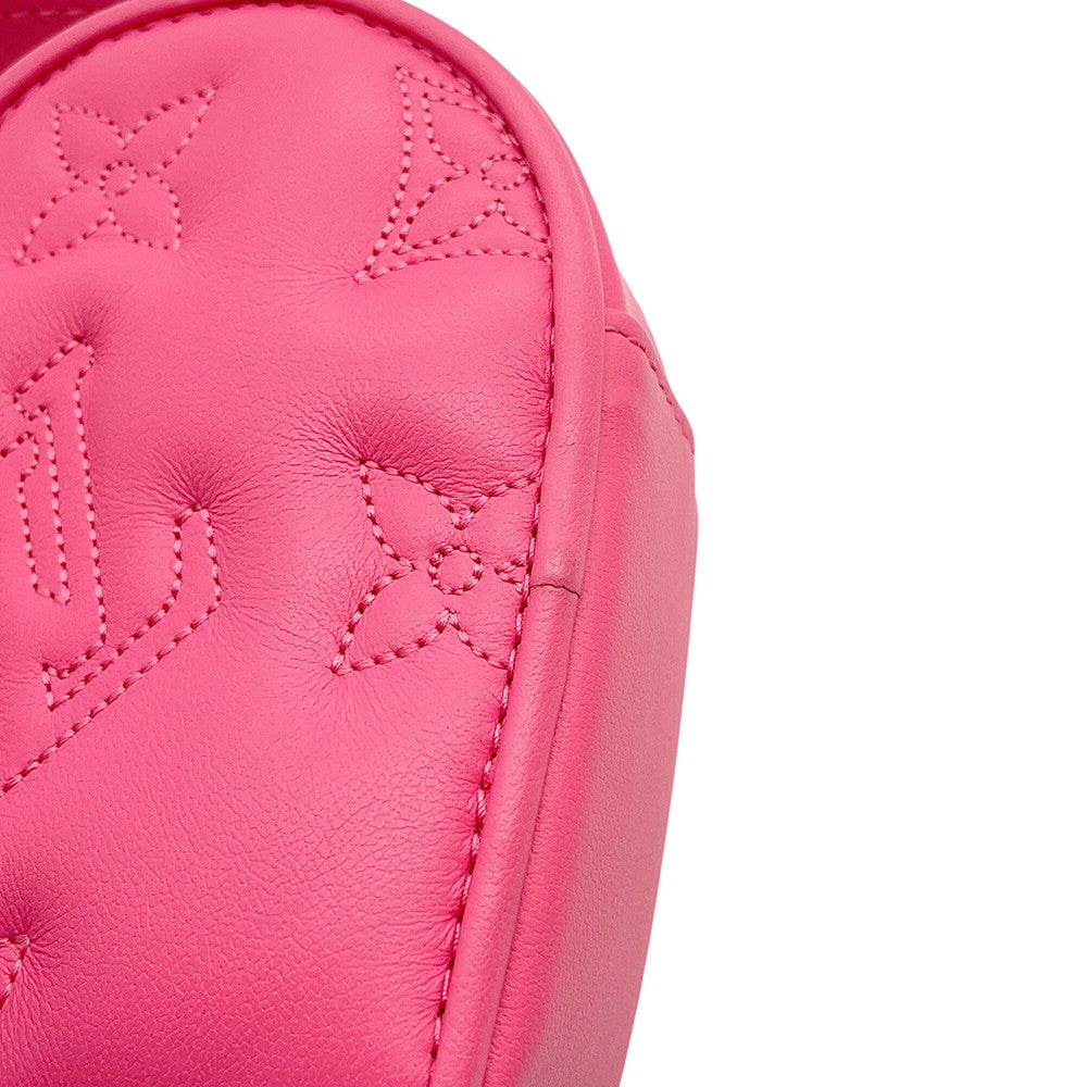 LOUIS VUITTON Pop My Heart Pouch DragonfruitM81893 Monogram/Bubblegram