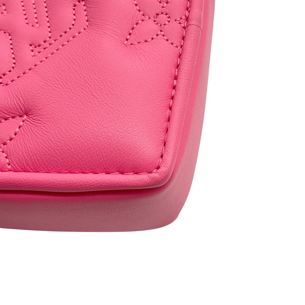 LOUIS VUITTON Pop My Heart Pouch DragonfruitM81893 Monogram/Bubblegram
