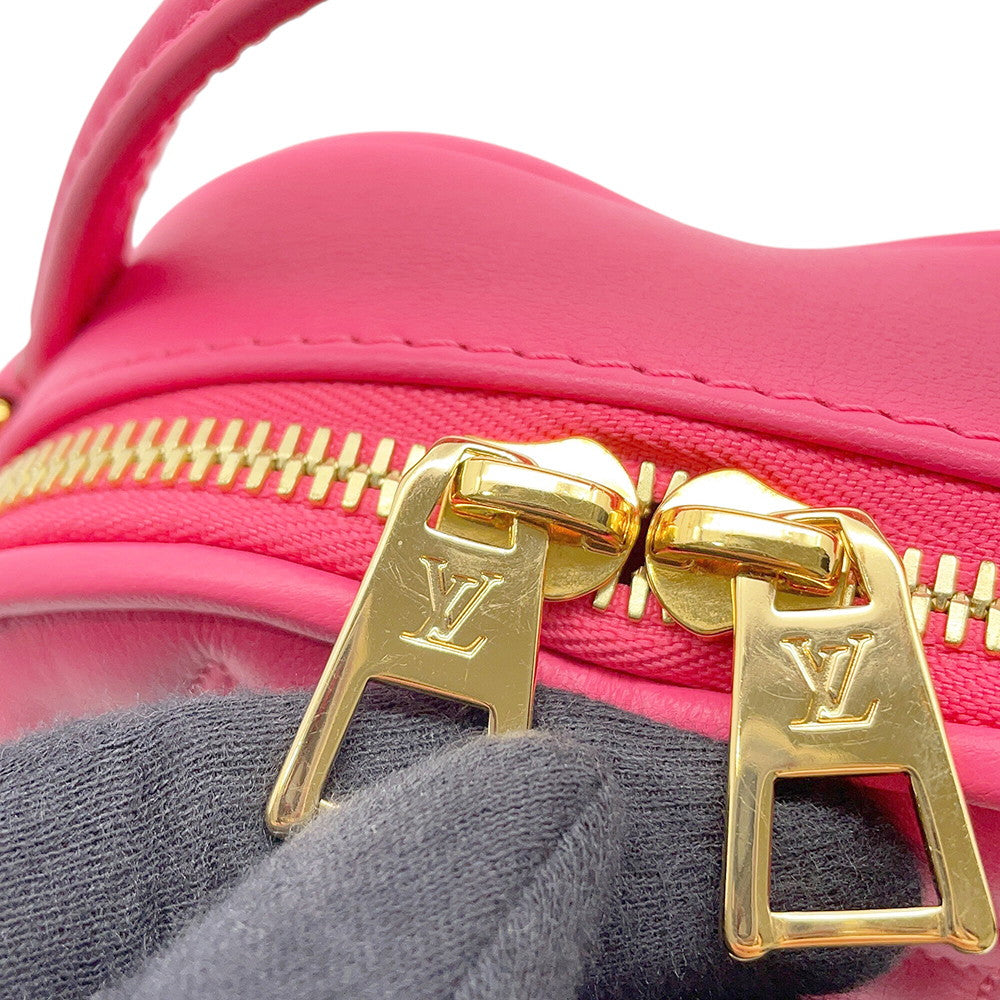 LOUIS VUITTON Pop My Heart Pouch DragonfruitM81893 Monogram/Bubblegram