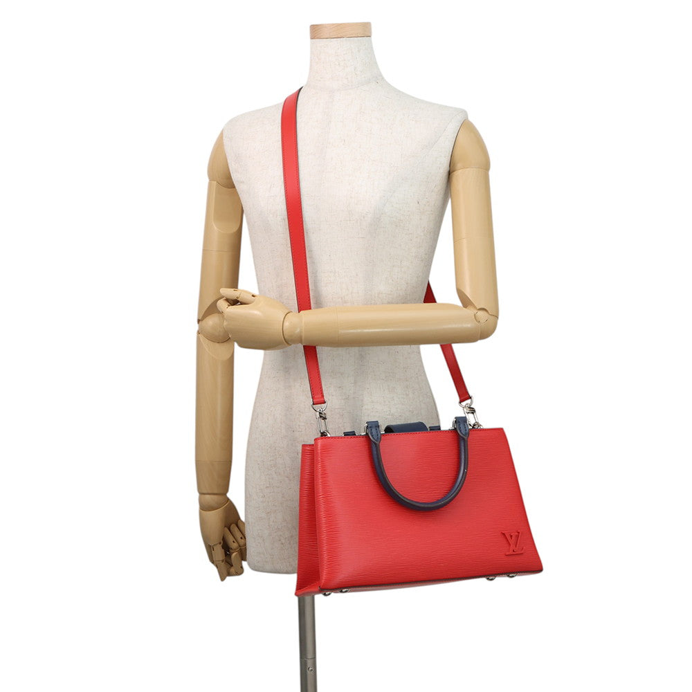 LOUIS VUITTON Kleber Coquelicot/NavyM51333 Epi Leather Size PM