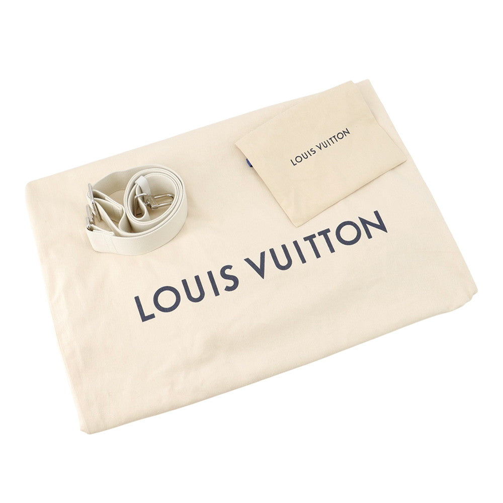 LOUIS VUITTON Trolley Tote Bag NIGO Collaboration BlancM59366 Leather