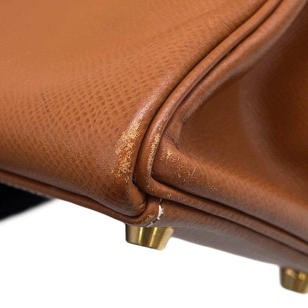 HERMES Kelly Retourne Gold Courchevel Size 32