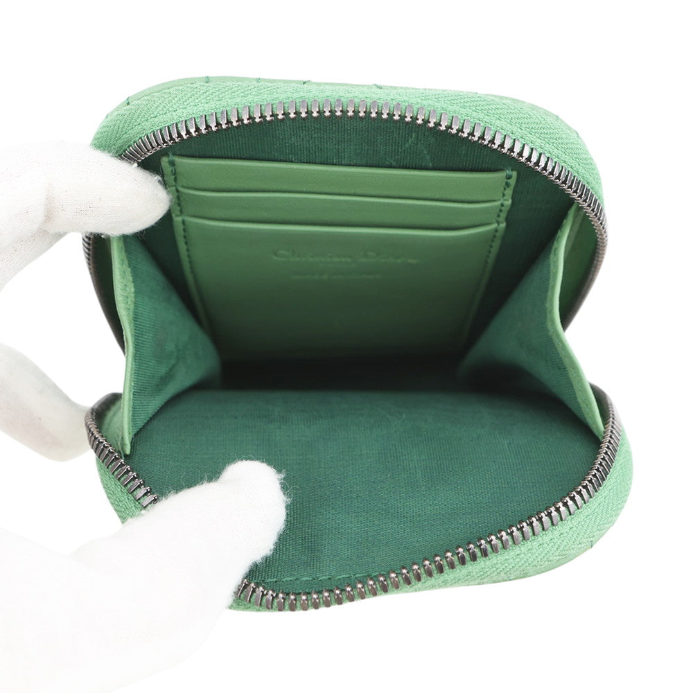 Dior Cannage Shoulder Phone Pouch Jade GreenS08724NEE_M69H Lambskin