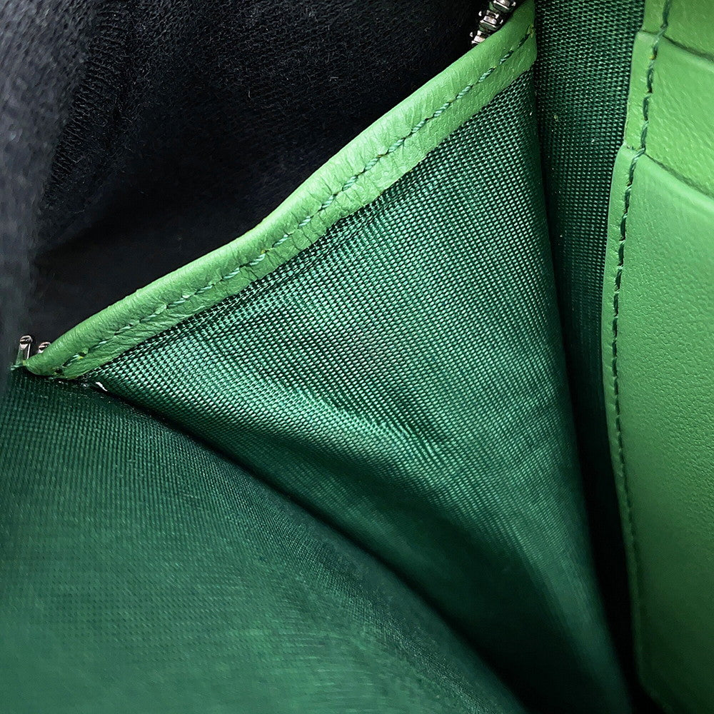 Dior Cannage Shoulder Phone Pouch Jade GreenS08724NEE_M69H Lambskin