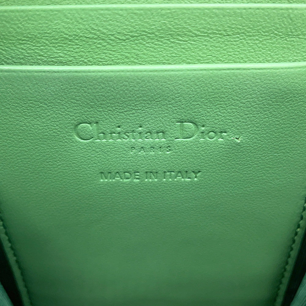 Dior Cannage Shoulder Phone Pouch Jade GreenS08724NEE_M69H Lambskin