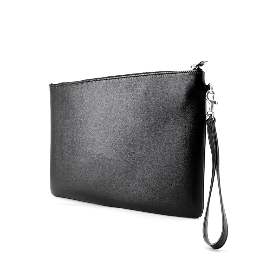 SAINT LAURENT PARIS Rive Gauche Clutch Bag Black581369CWTFE1000 Leather