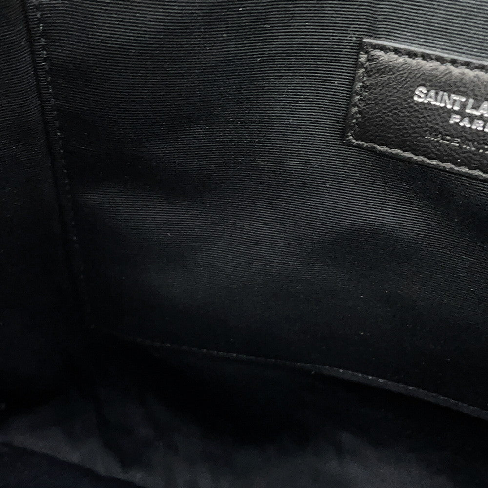 SAINT LAURENT PARIS Rive Gauche Clutch Bag Black581369CWTFE1000 Leather