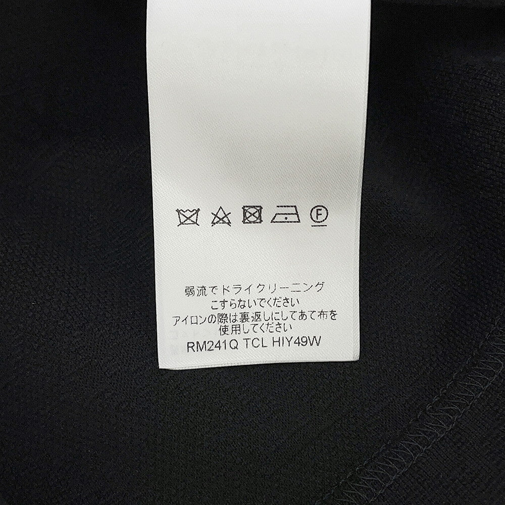 LOUIS VUITTON Signature 3D Pocket Monogram T-Shirt Size S Black Cotton100%