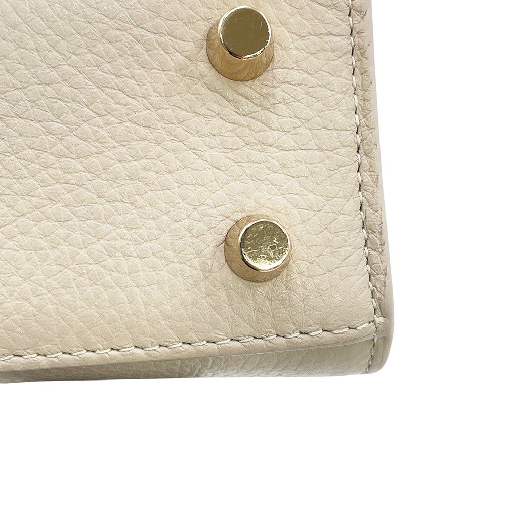 MORABITO Morabito Prelude Rare 2WAY Handbag Greige Leather