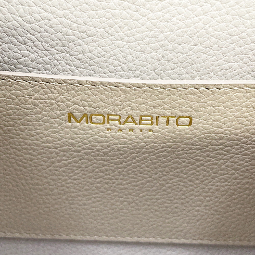 MORABITO Morabito Prelude Rare 2WAY Handbag Greige Leather
