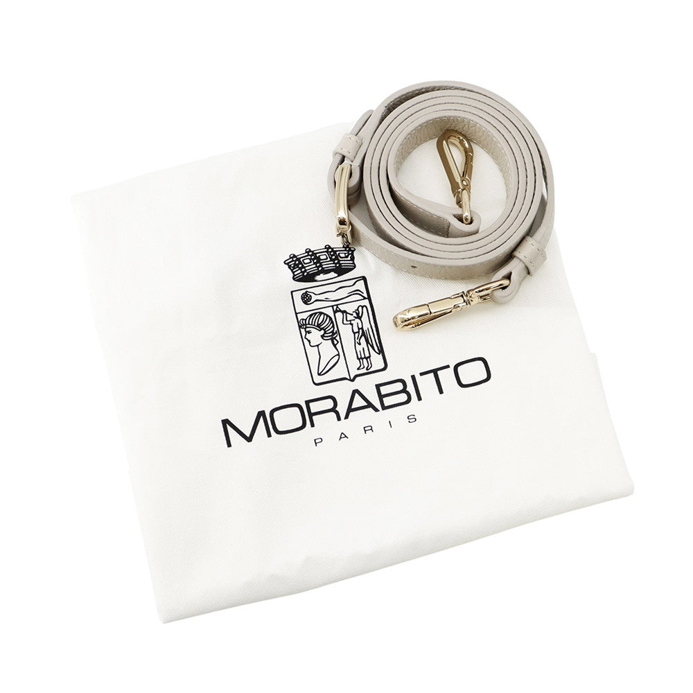 MORABITO Morabito Prelude Rare 2WAY Handbag Greige Leather