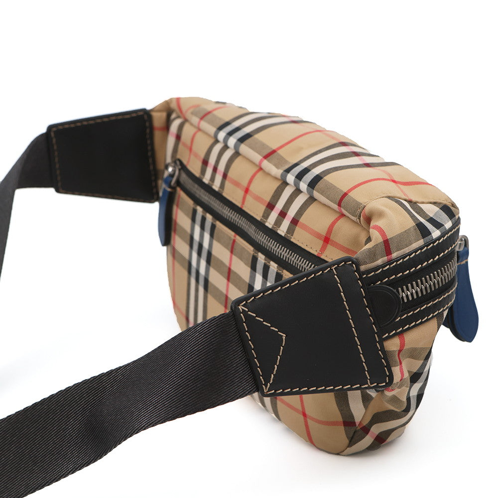 BURBERRY Nova Check Waist Bag Beige4074307 Nylon