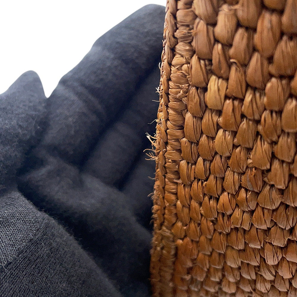 LOEWE Font Tote 2WAY Snafujita Collaboration Brown Raffia Size Small