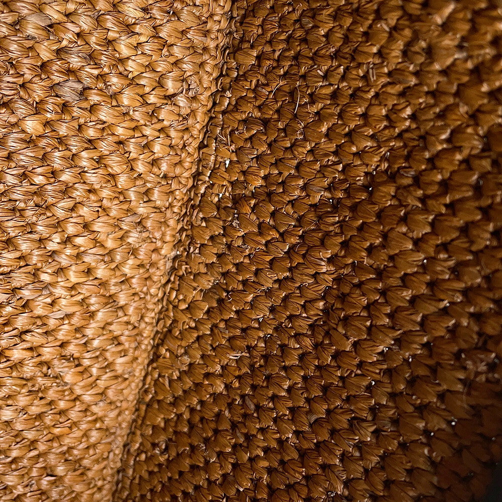 LOEWE Font Tote 2WAY Snafujita Collaboration Brown Raffia Size Small